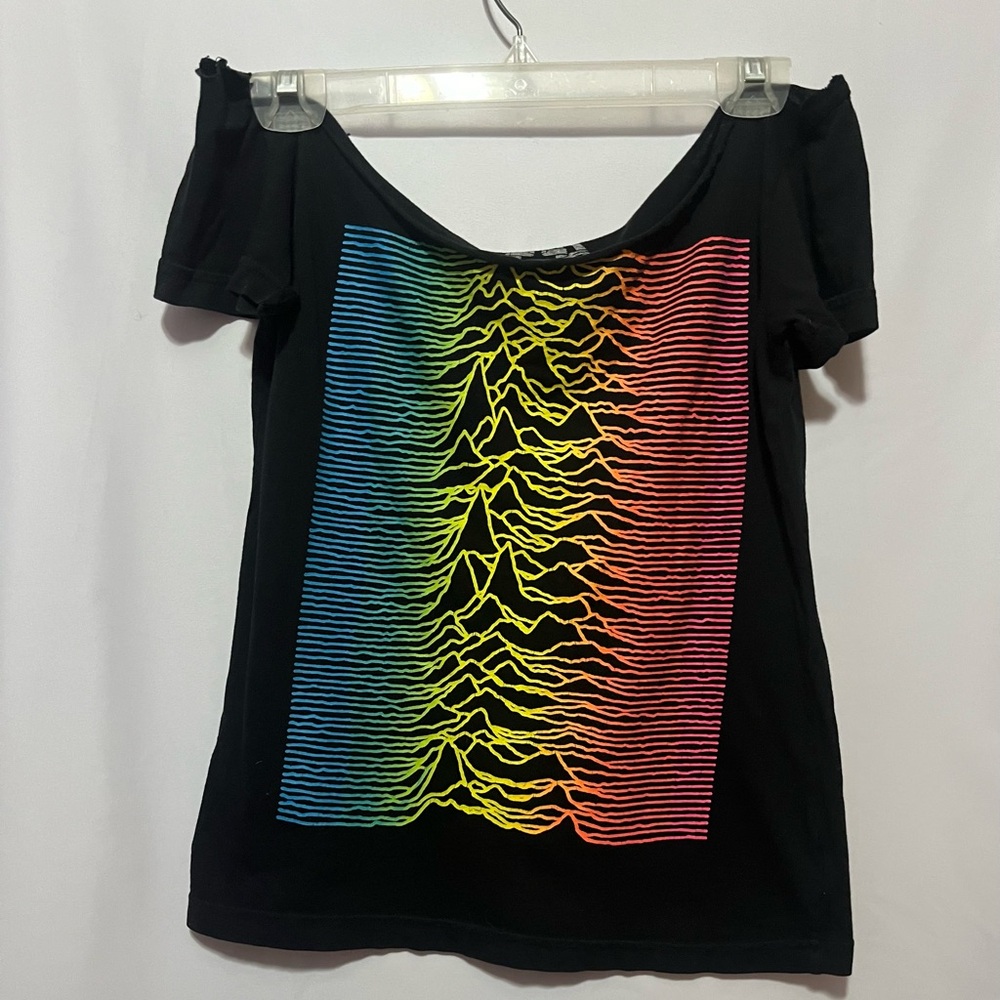 Black Graphic Women's Top